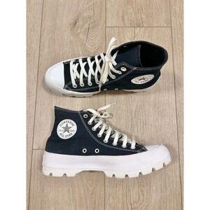 Converse Chuck Taylor All Star Lugged High Top Black Platform Sneakers Women